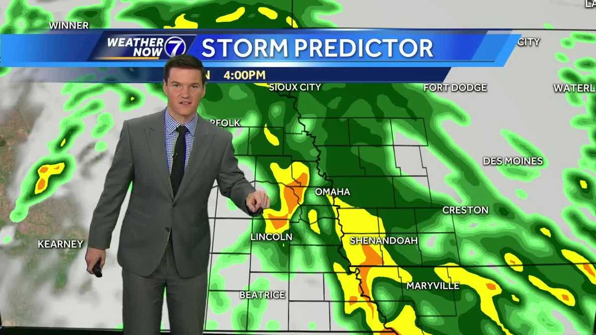 Cloudy, windy Sunday with afternoon showers