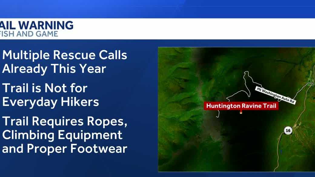 Canada man suffers serious injuries after falling 50 feet on NH trail, officials say