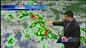 Saturday: Scattered storms around this weekend