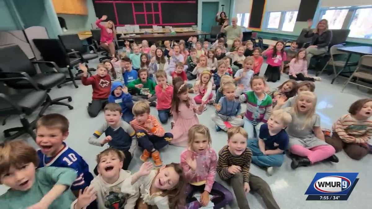 NH weather school visit: Rye Elementary School