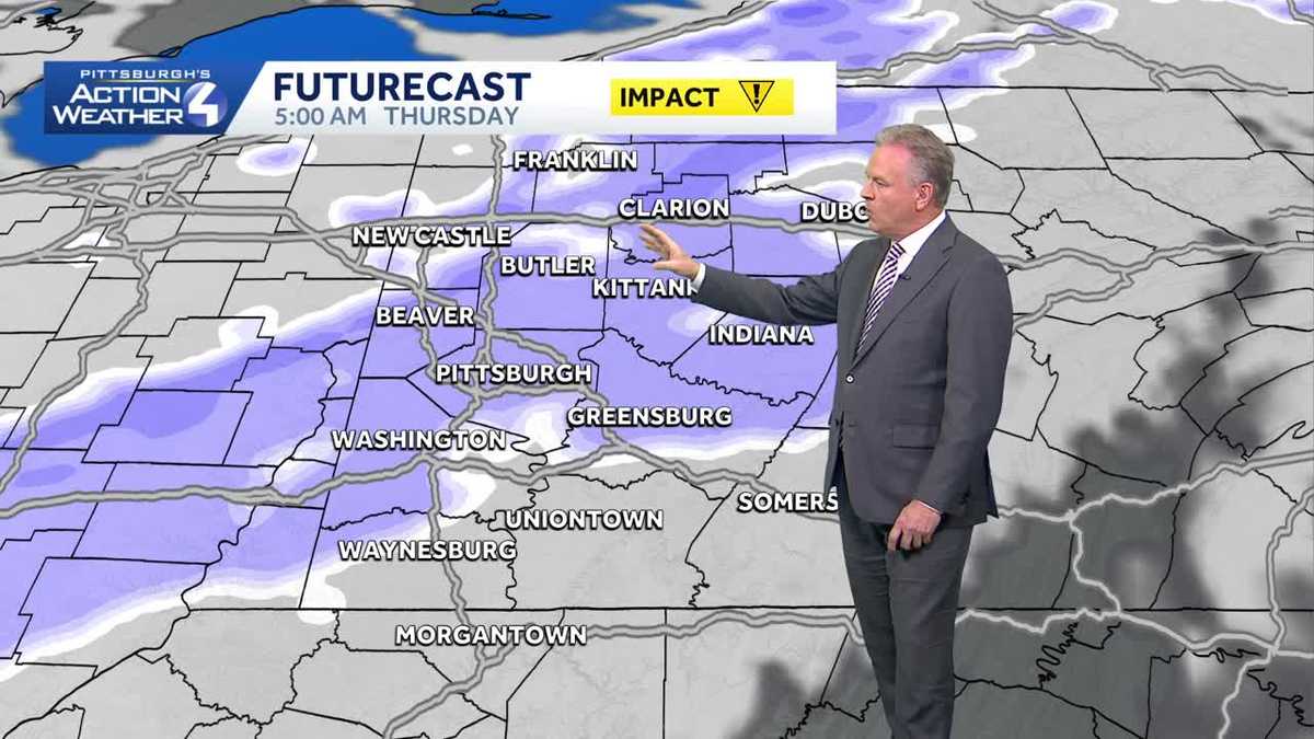 Western PA: Impact Day for snow Tuesday morning