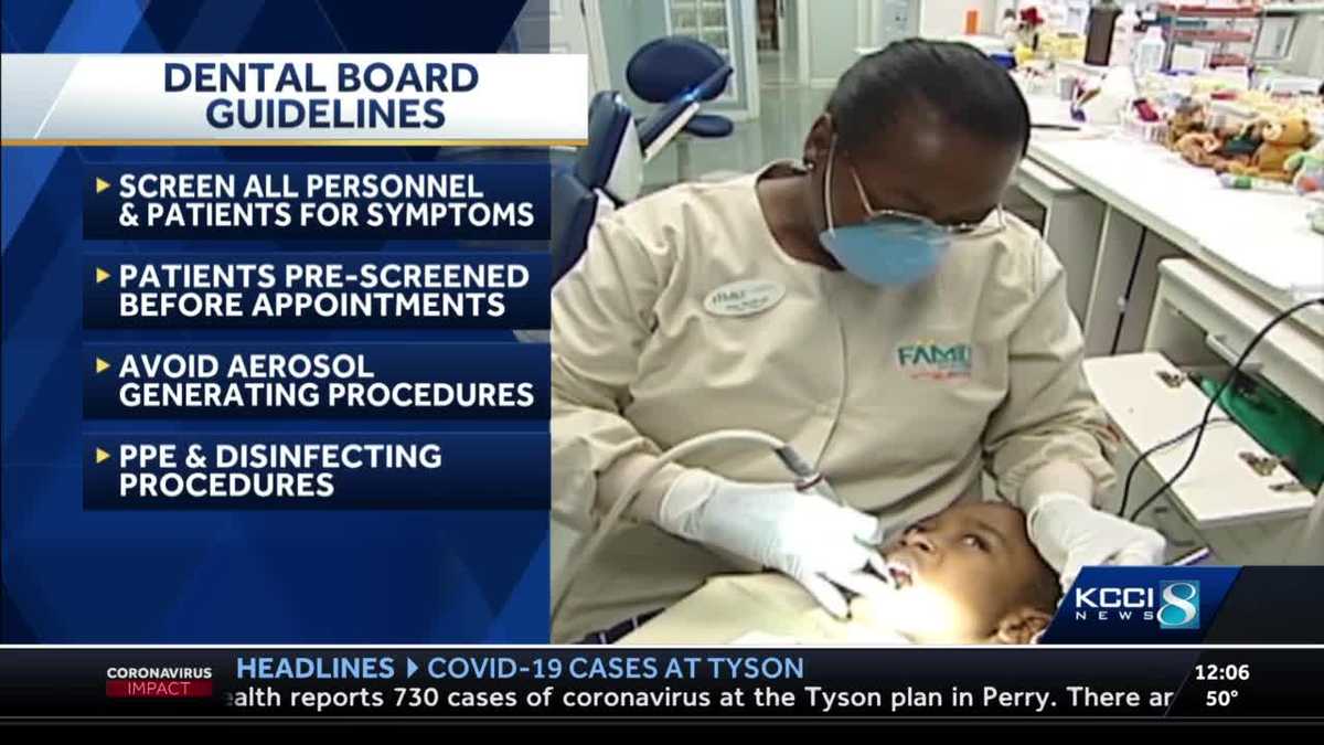 Iowa Dental Board approves guidelines for clinics to reopen