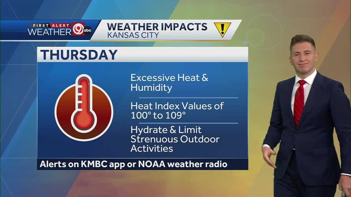 KANSAS CITY WEATHER: Excessive heat for most and the potential of ...