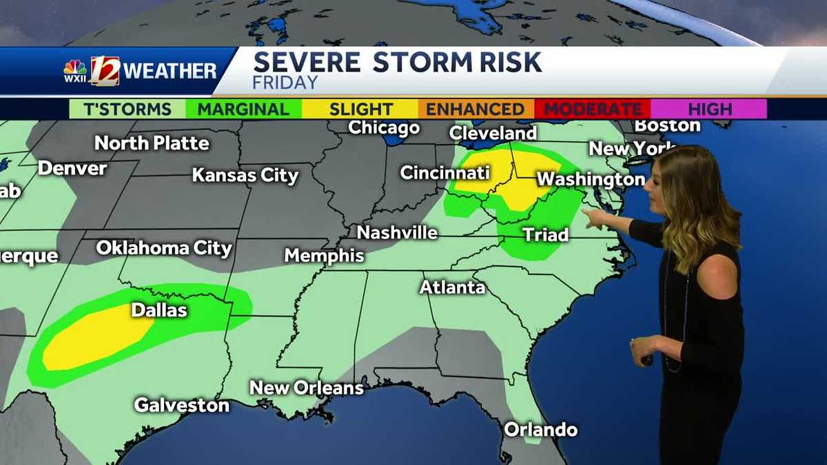 WATCH: Warm and Rainy with Severe Storms Possible This Weekend