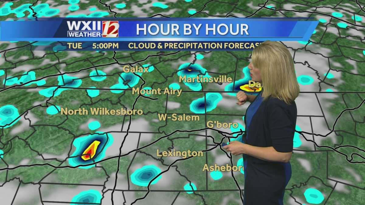 Michelle: Isolated storms this afternoon?