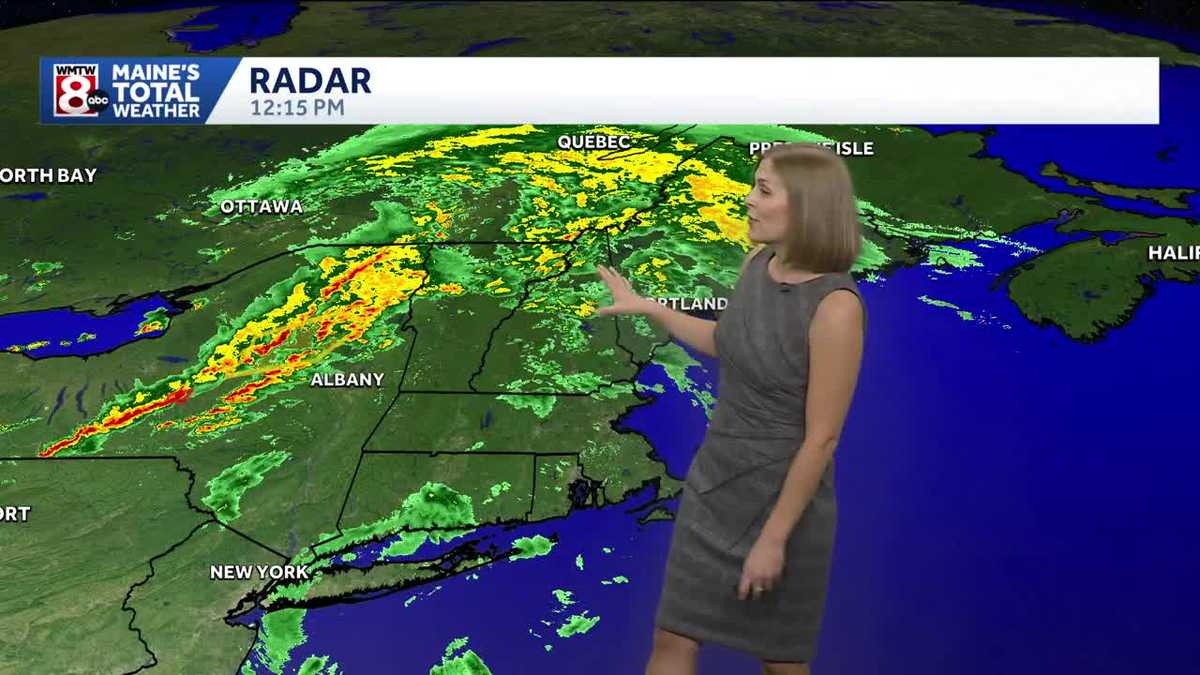Repeated rounds of heavy rain moving through ahead of severe thunderstorms