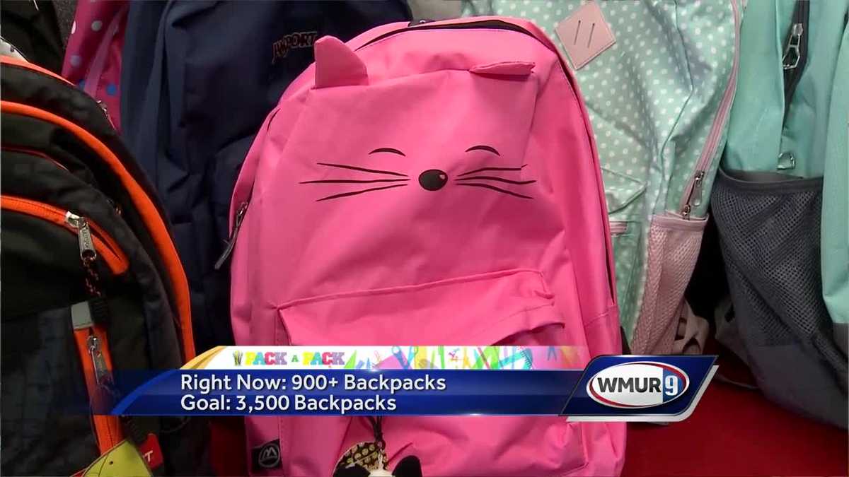Hundreds of backpacks donated so far for 'PackAPack' drive