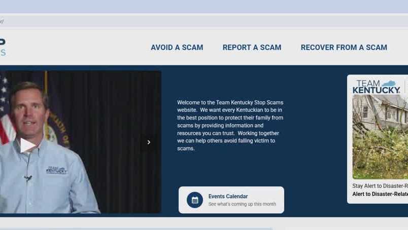 Kentucky Gov Beshear Launches Scam Prevention Website