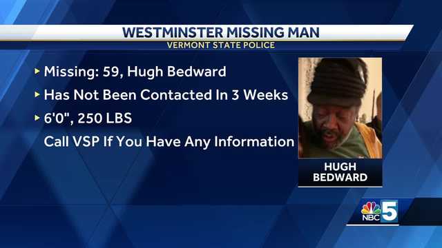 Missing man reported out of Westminster, VT - Vimarsana News