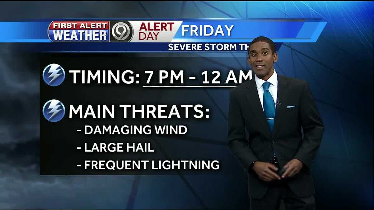 First Alert: Another round of storms possible Friday night