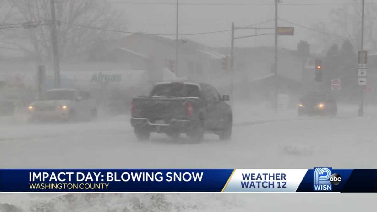 Blowing, drifting snow makes for difficult commutes