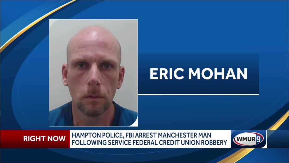 Police Fbi Arrest Manchester Man After Hampton Nh Robbery 7283