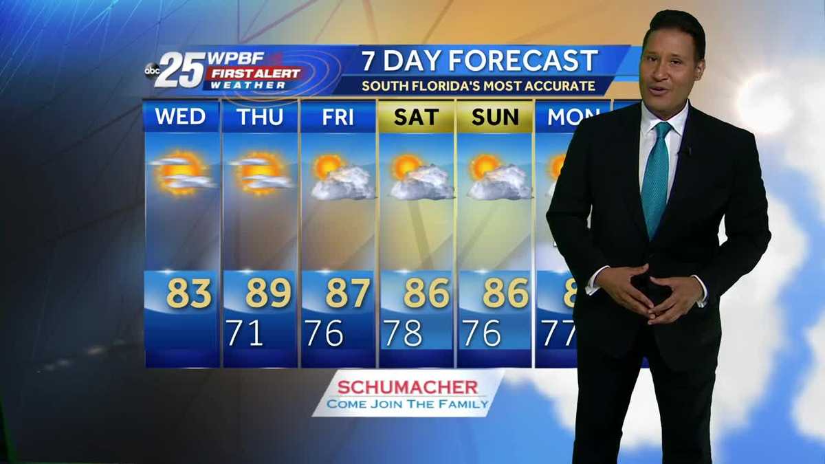 Meteorologist Cris Martinez' Updated Forecast
