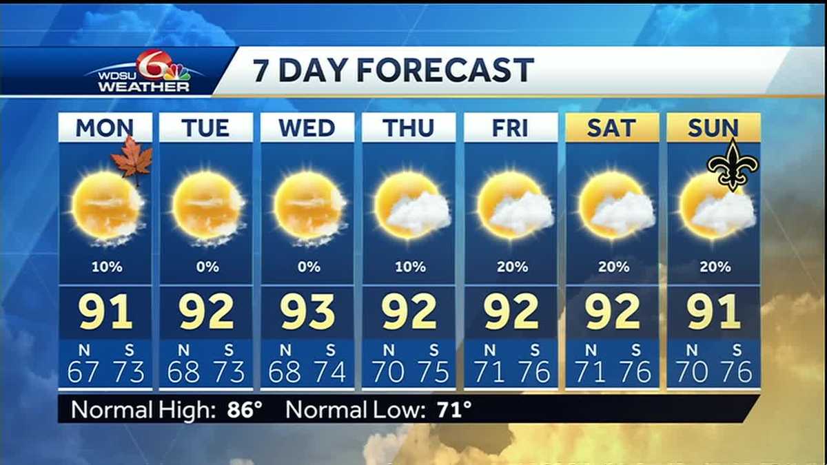 Monday is the first day of fall, but still feels like summer
