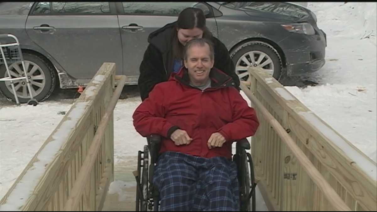 Man returns home months after being crushed by tree