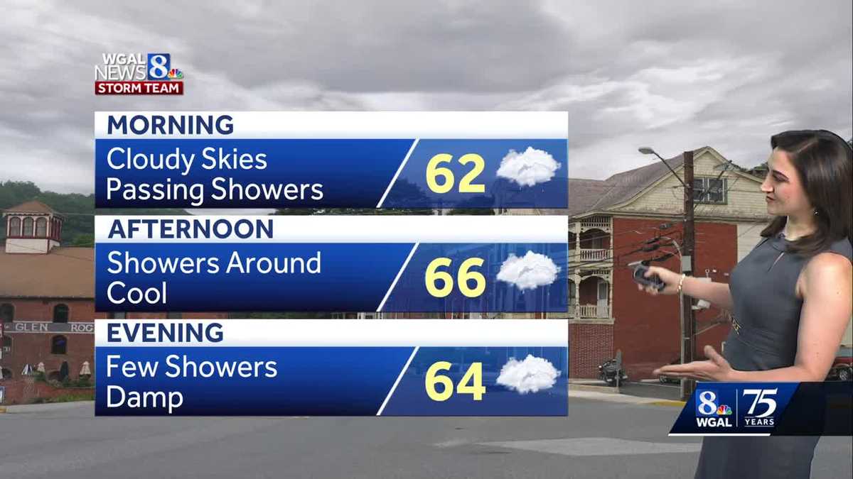 Cloudy with a few showers today; sunshine returns tomorrow in south ...