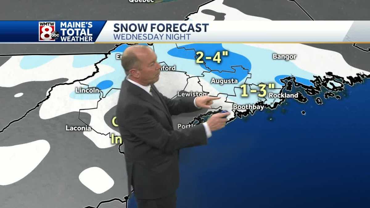 Snow squalls mark the arrival of arctic air