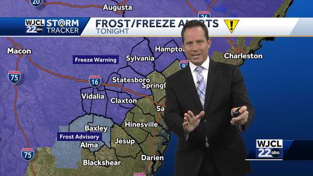 Savannah: Lows drop to the 30s tonight - Vimarsana News