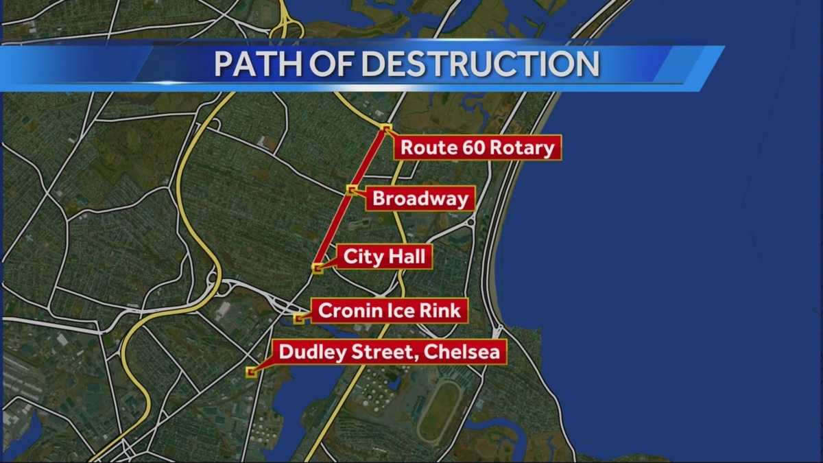 Tornado leaves two mile path of destruction
