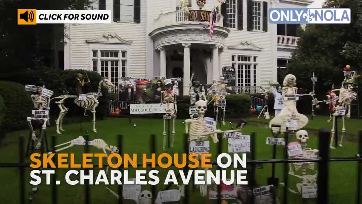 These are two of the best Halloween houses in New Orleans