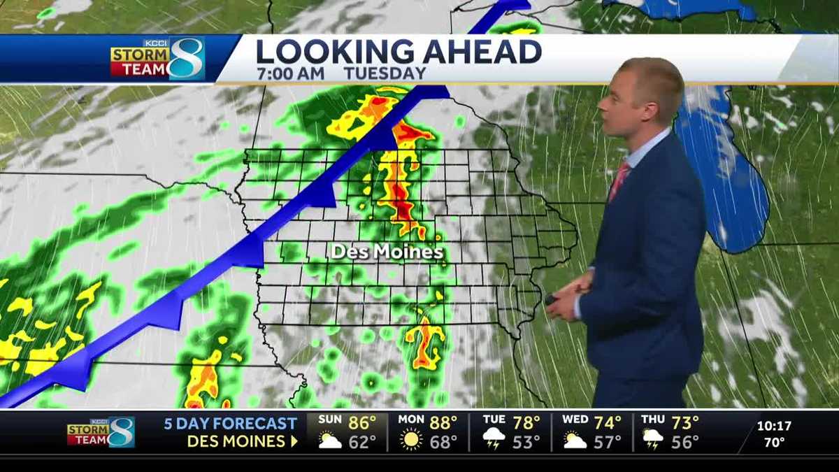 Des Moines weather: Smoky, sunny heat before rain next week