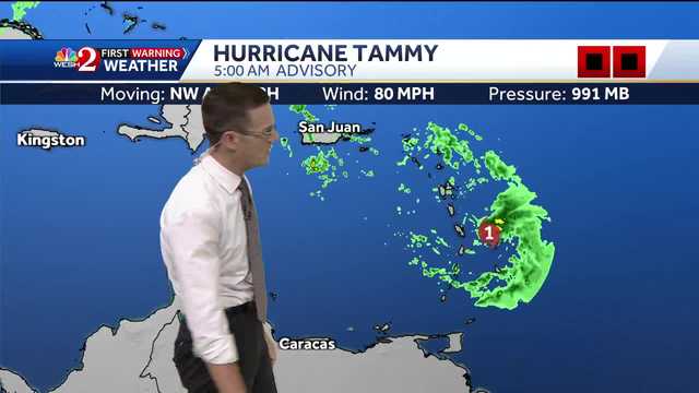 Hurricane Tammy: Latest track, models - Vimarsana News