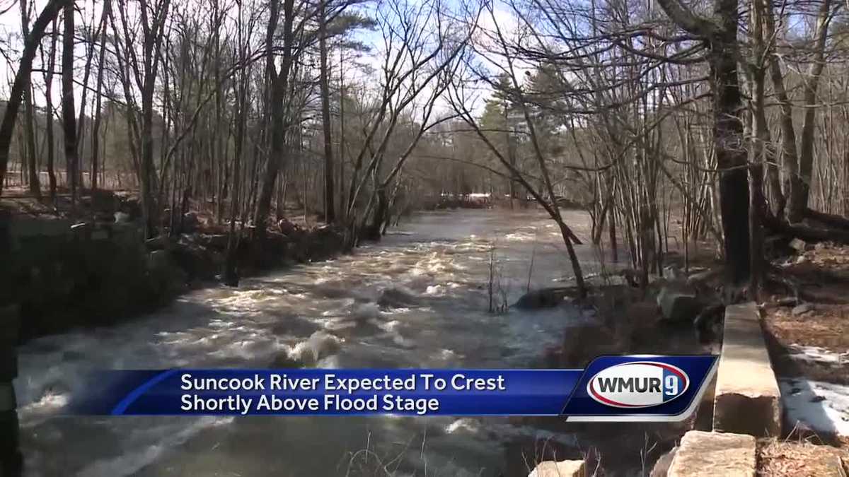 Officials monitor Suncook River after heavy rain
