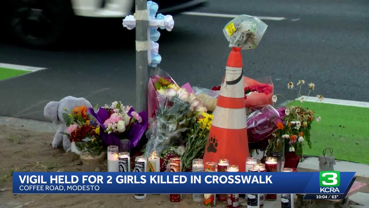 Modesto mourns two teenage girls killed while crossing road as calls grow for pedestrian safety