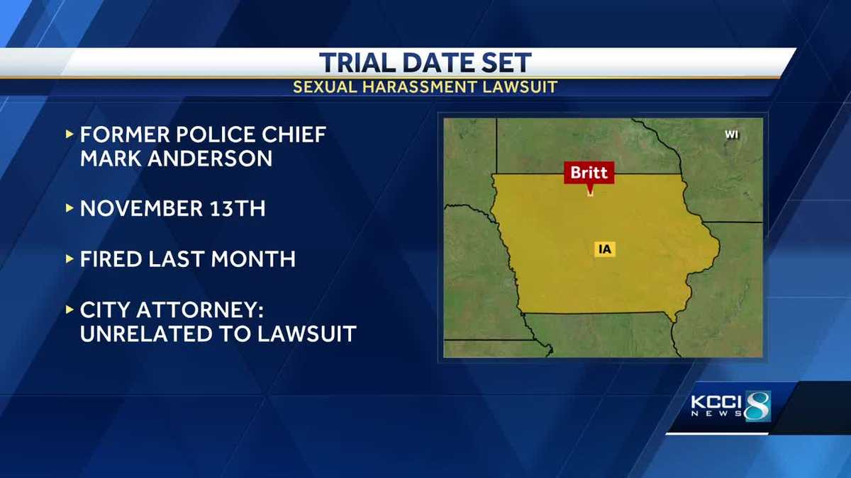 Trial set in lawsuit that pits former police chief against city Britt