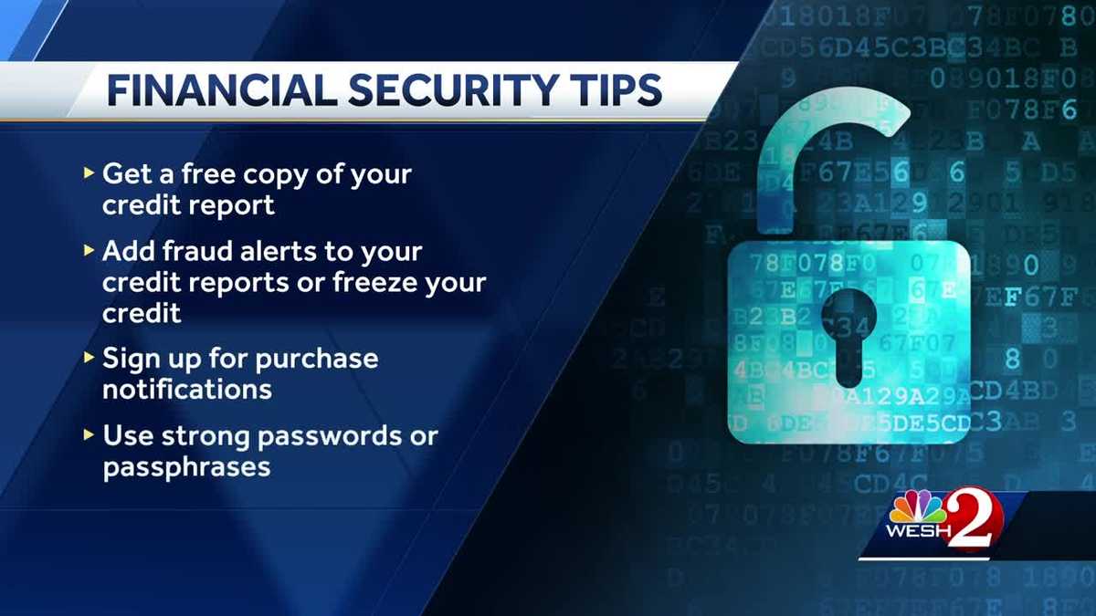 Protecting yourself from financial theft or fraud