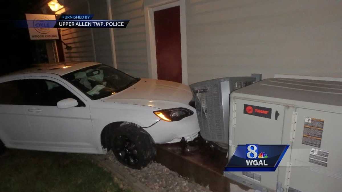 Police: Stolen car slams into building in Cumberland County