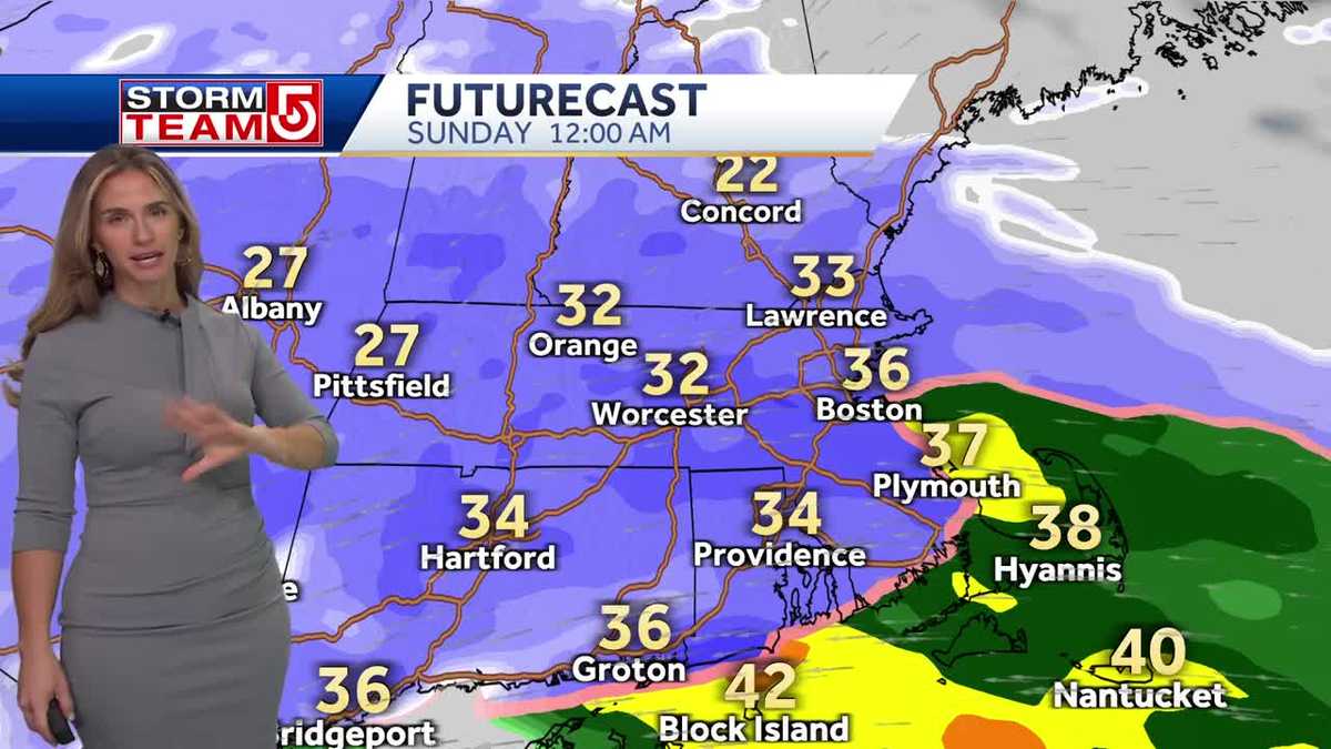 Video: Tracking winter storm set to bring 2 bursts of heavy snow