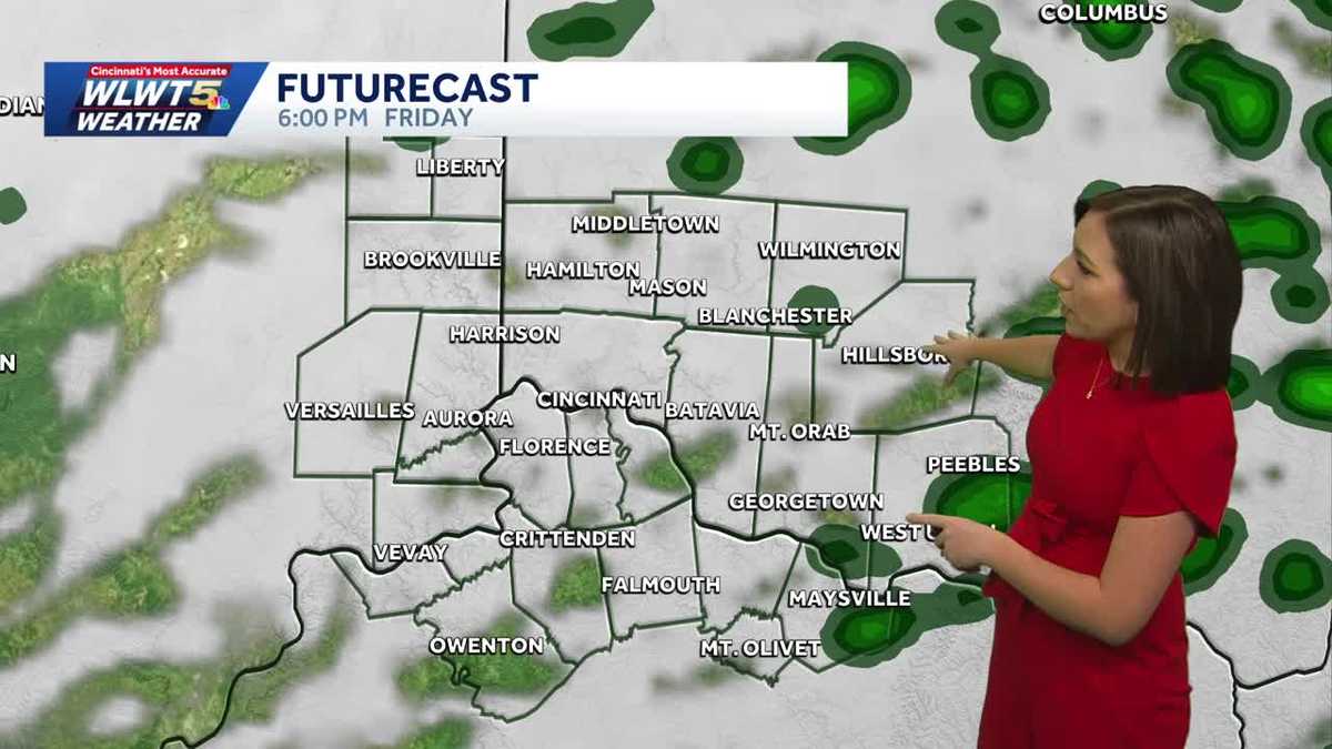 Spotty wet weather for Christmas night in Cincinnati