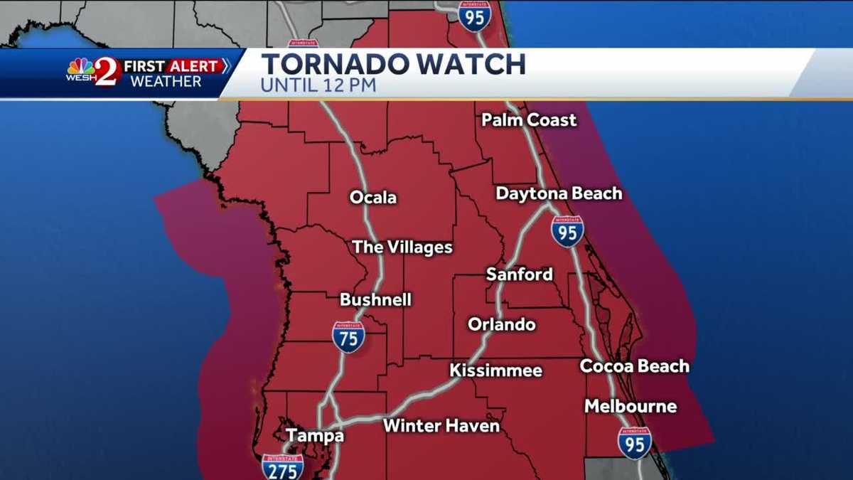 Tracking severe weather threat in Central Florida