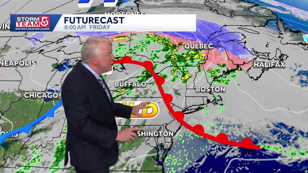 Video: Warming up as rain moves out