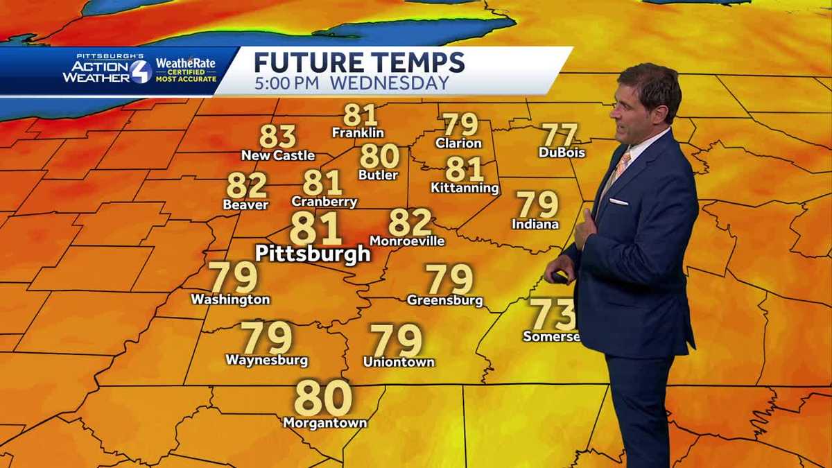 Mostly Sunny & Pleasant... Weekend Rain