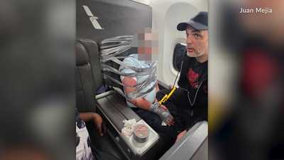 Disruptive passenger duct-taped to first-class seat as plane diverted to make emergency landingketv