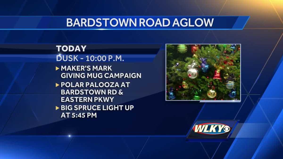 Bardstown Road AGlow Saturday in the Highlands