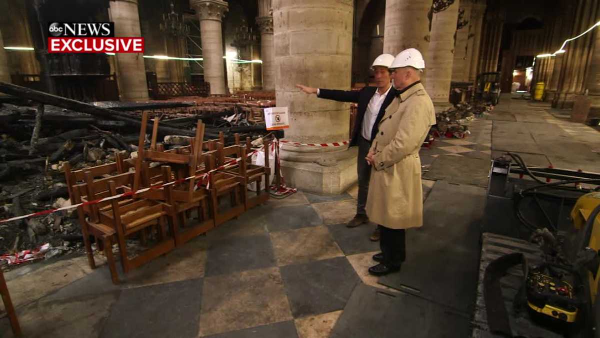 First look inside Notre Dame Cathedral after disastrous fire ABC News