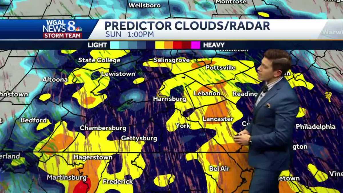 Gorgeous Saturday gives way to a rainy Sunday
