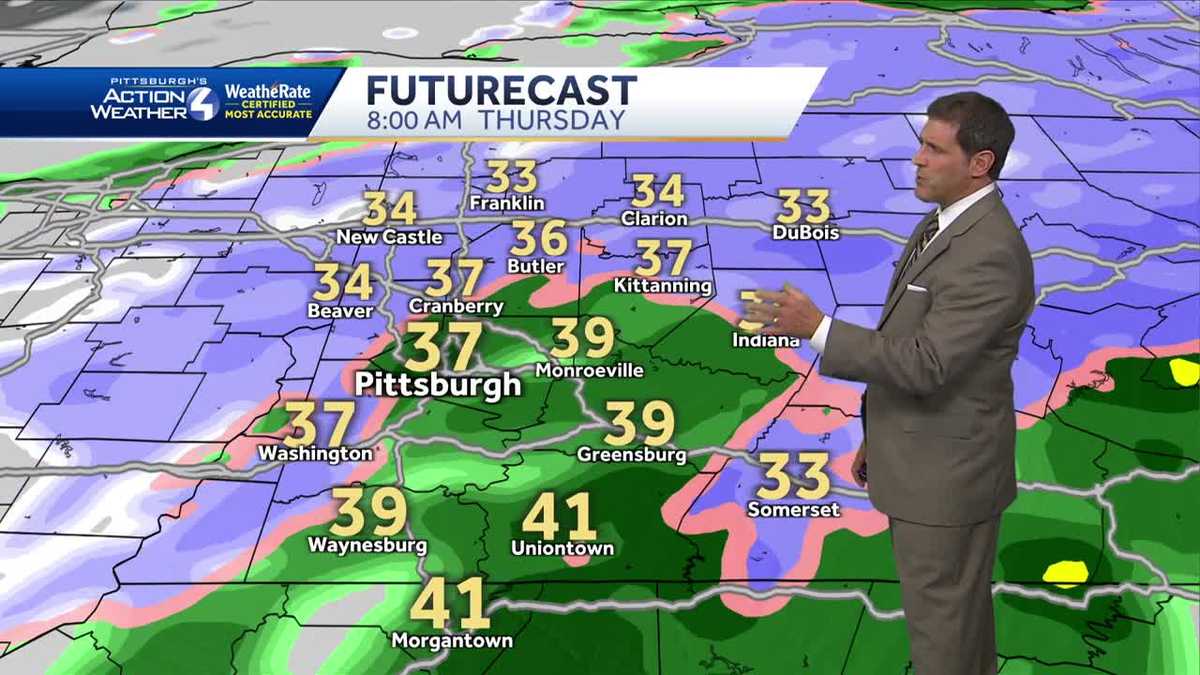 Impact Day on Thanksgiving, rain and snow