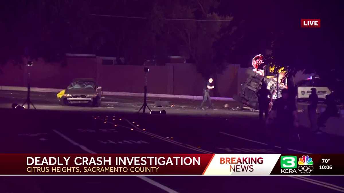 Fatal crash in Citrus Heights closes road