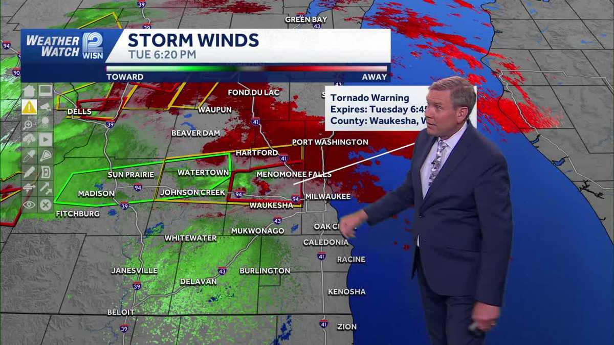 Powerful storms move into SE Wisconsin