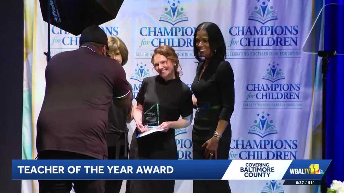 Baltimore County names its 'Teacher of the Year' in awards ceremony