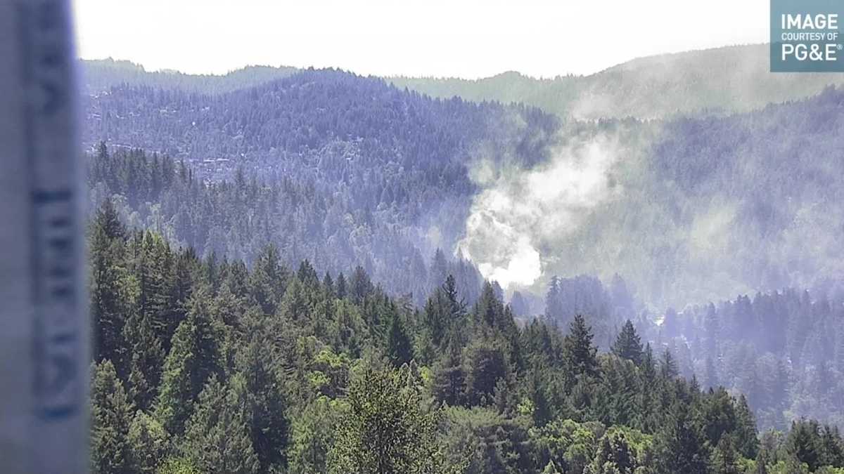 Fire burning in Ben Lomond, started as structure fire