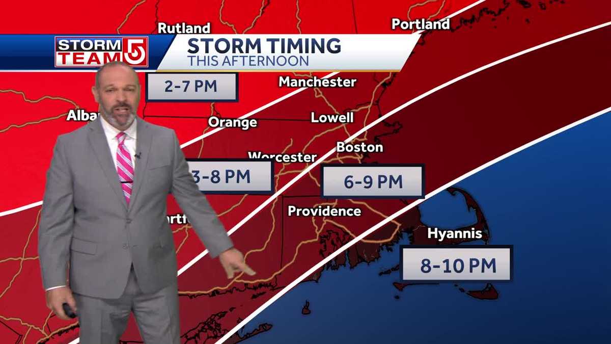 Video Forecast: Impact Weather today from possible severe storms this afternoon