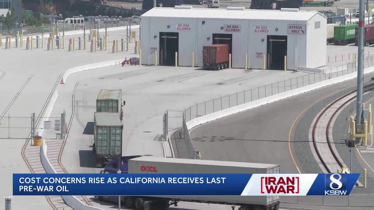 ksbw.com - Ricardo Tovar - California receives last of pre-war oil as Hormuz closure fuels gas price fears