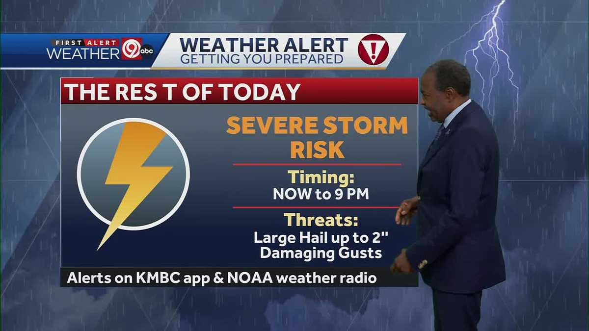 Kansas City forecast: Strong storms with large hail Wednesday