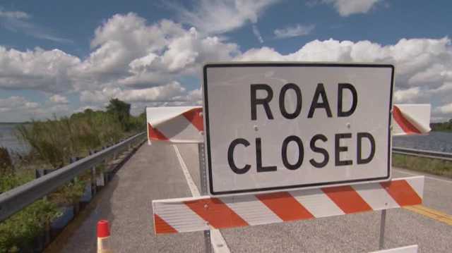 State Road 46 blocked due to St. Johns river swelling - Vimarsana News