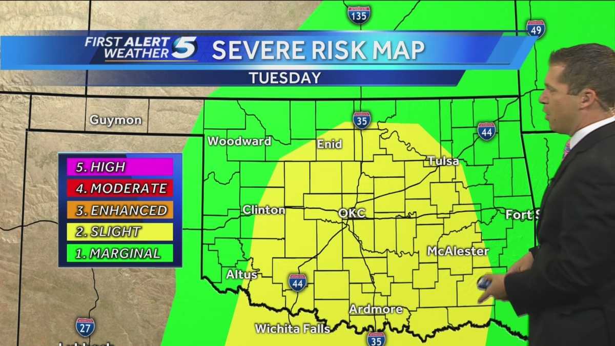 Severe Storms Return For Tuesday